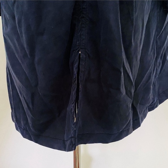 MAX Jeans Woman’s Drape Front Blue Tencel Lightweight Jacket. Medium - Picture 4 of 8